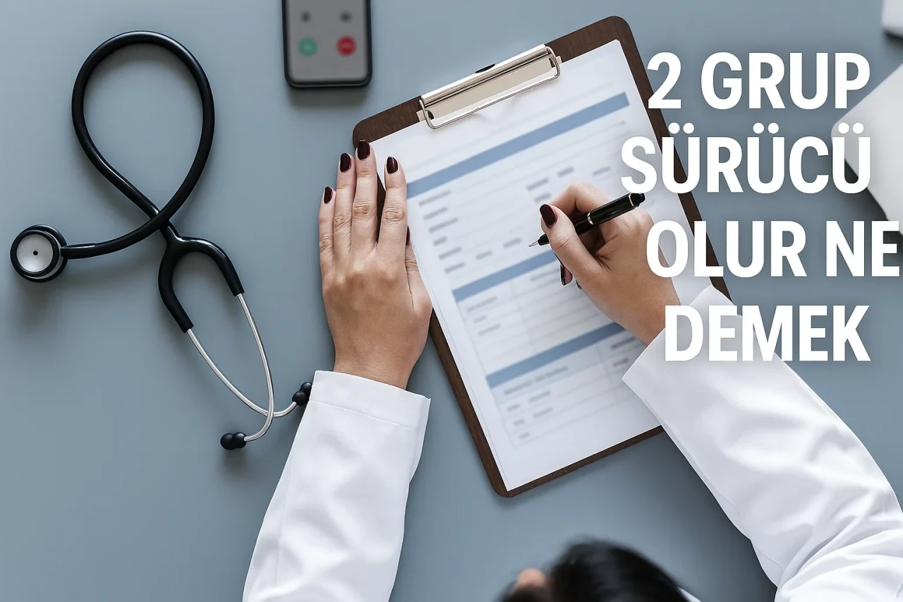 2 Grup Sürücü Olur Ne Demek? Gözlük, Ticari Araç ve Sağlık Raporu Detayları