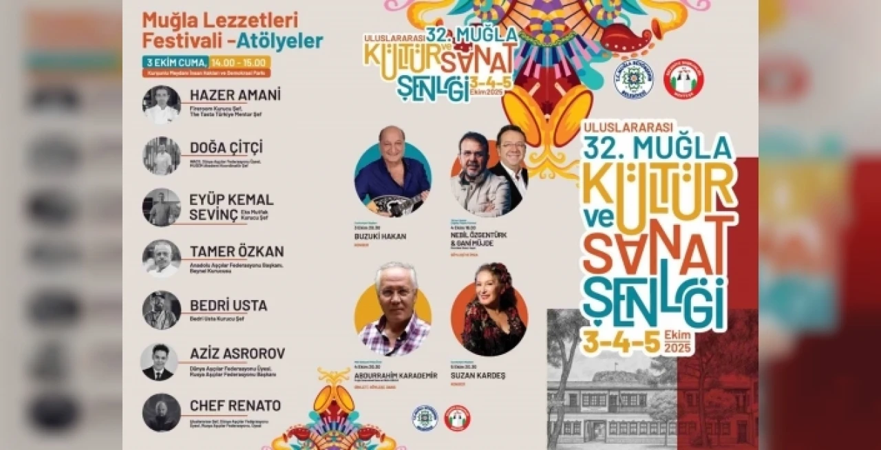 32. Uluslararası Kültür ve Sanat Şenliği, Muğla'da Renkli Bir Açılışla Başladı