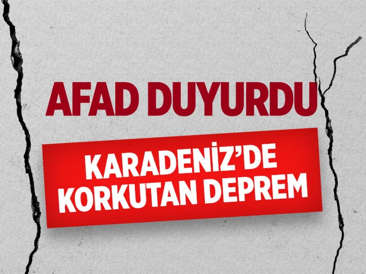 AFAD duyurdu: Karadeniz’de 3,7’lik deprem meydana geldi