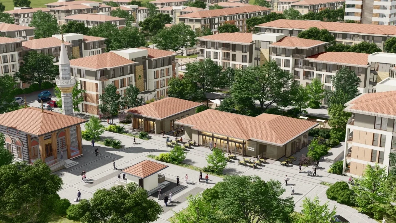 Sadece konut değil yeni bir yaşam! 500 bin sosyal konutla birlikte mahalle konakları ve anaokulları da geliyor.