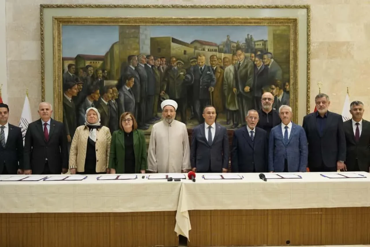 Gaziantep’te yeni bir hayır eseri: Kur’an Eğitim Merkezi ve Camii Protokolü