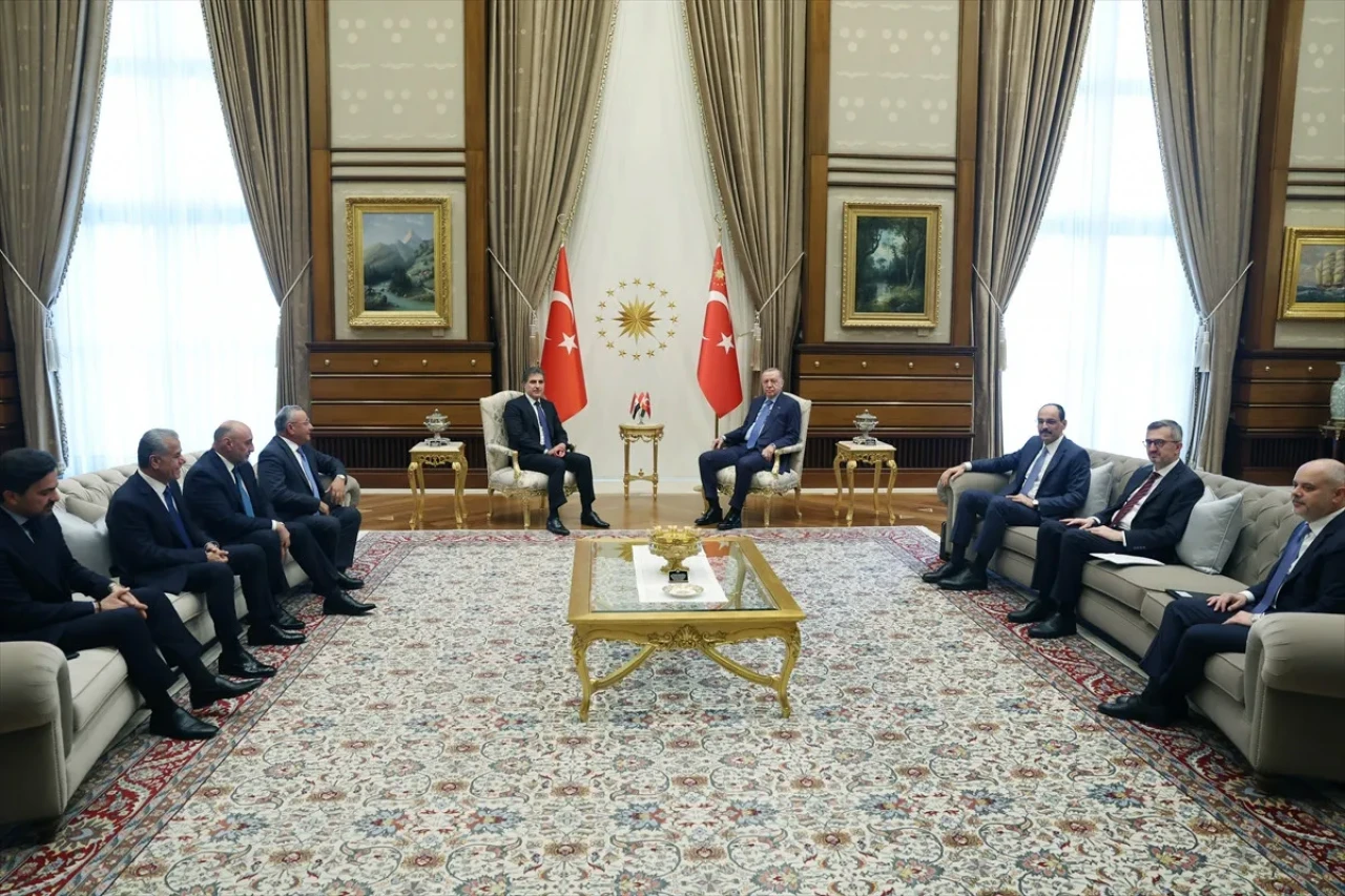 Ankara'da kritik zirve: Erdoğan, Neçirvan Barzani ile bir araya geldi!