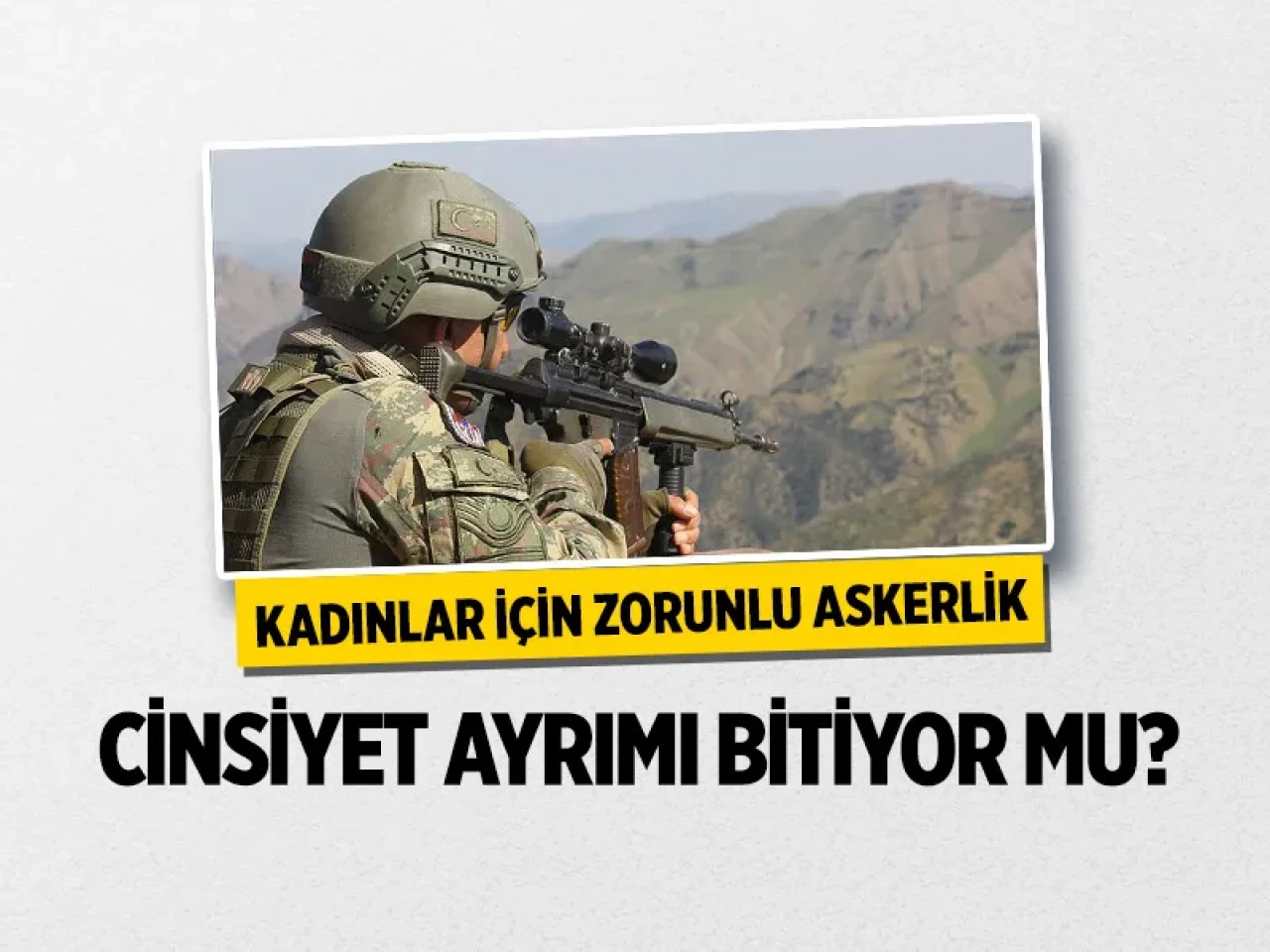 Eşitlik tartışması TMBB'ye taşındı: Erkekler gibi kadınlar da askere gitmeli!