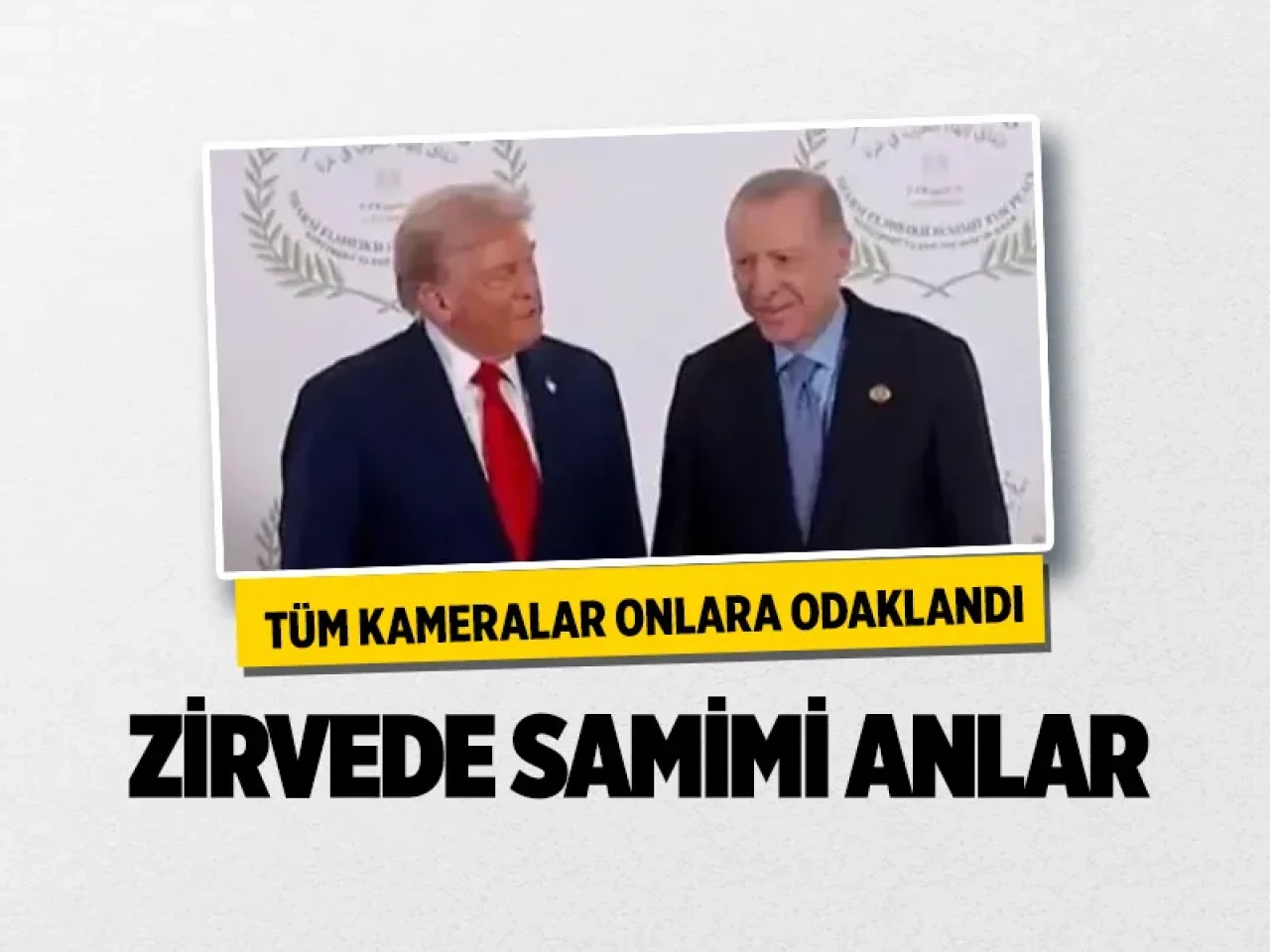 Tüm kameralar onlara odaklandı: Erdoğan ve Trump zirvede samimiyeti zirveye taşıdı
