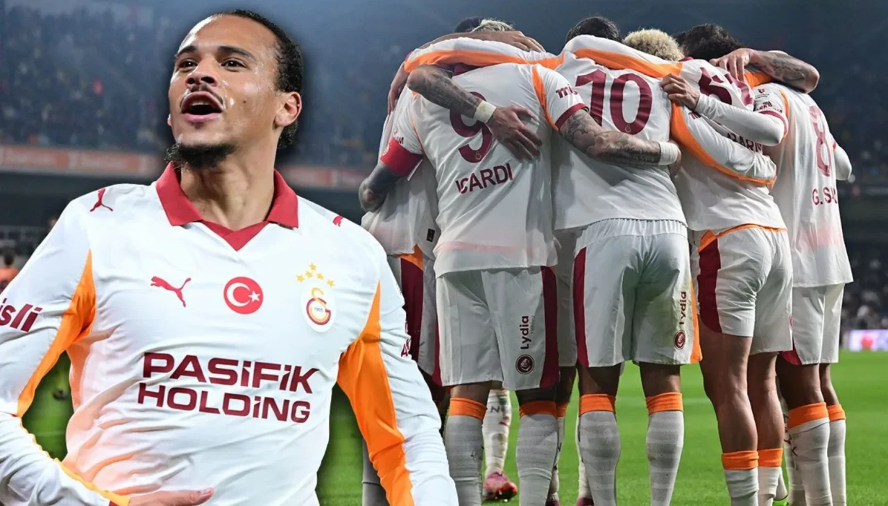 Sane fırtınası Başakşehir’i sildi! Galatasaray zirveye kilitlendi
