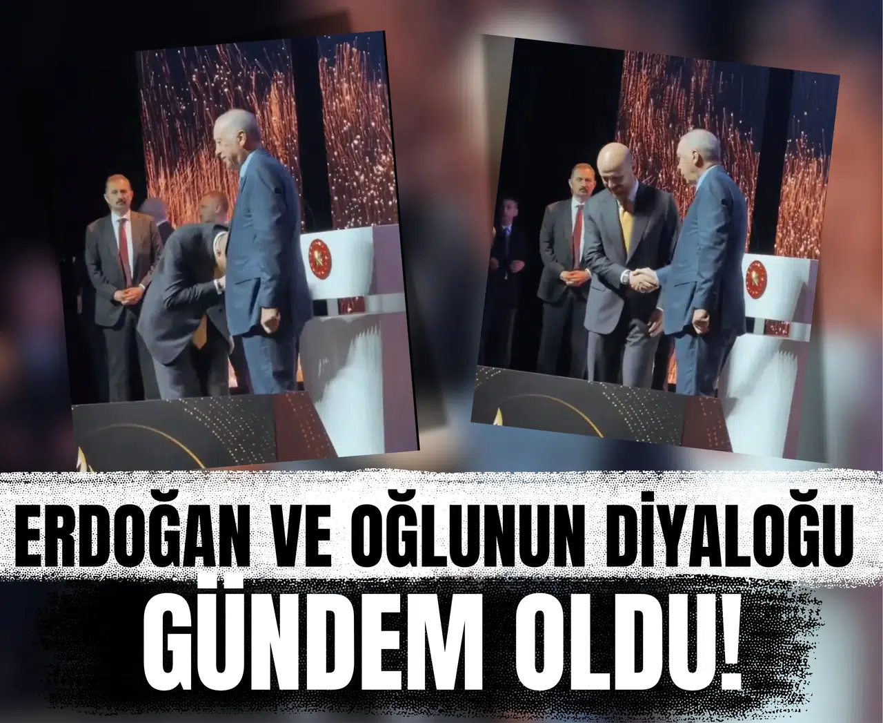 İlim Yayma Ödülleri’nde samimi anlar: Erdoğan ve oğlunun diyaloğu gündem oldu!