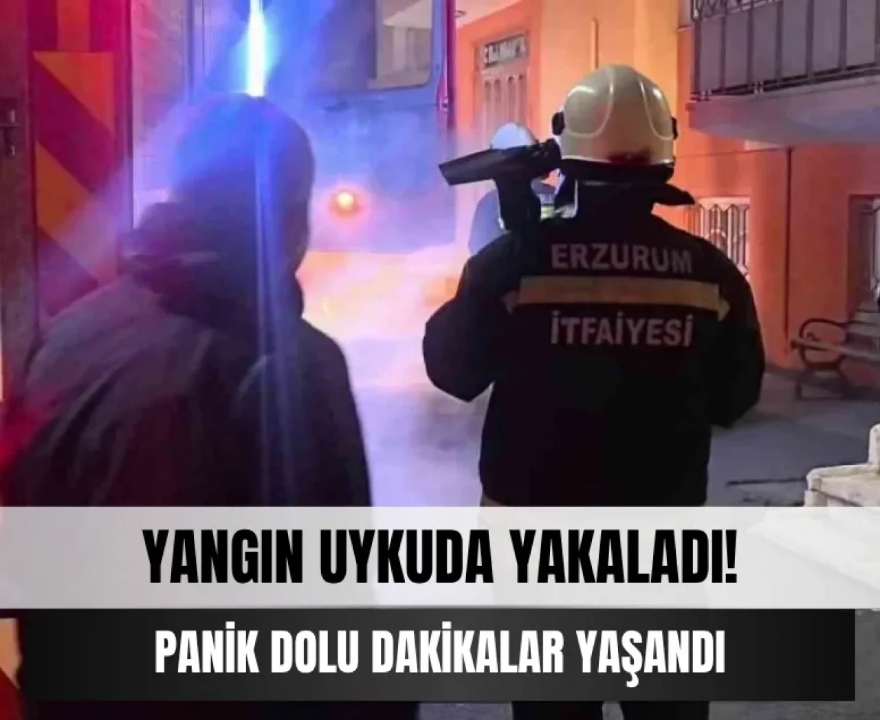 Mutfakta başladı, tüm binayı sokağa döktü!