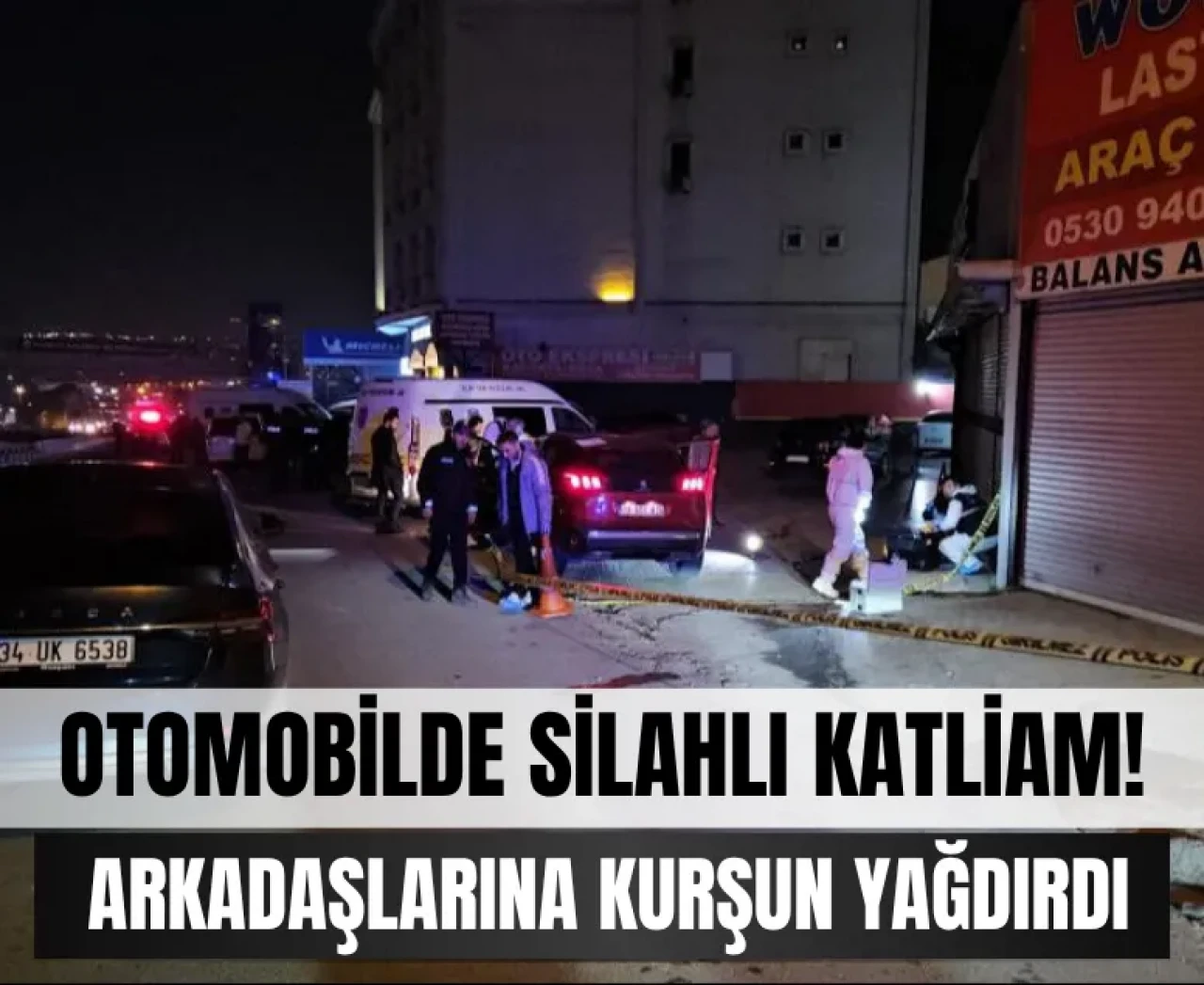 Otomobilde silahlı katliam! Büyükçekmece’de arkadaşlarına kurşun yağdırdı