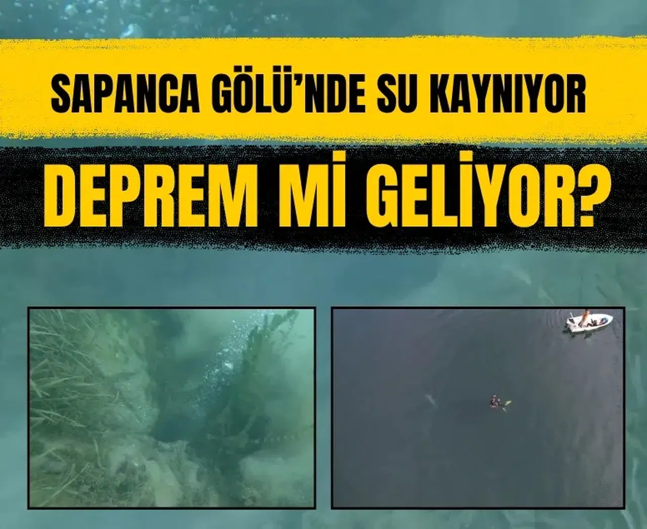 Sapanca Gölü’nde su kaynıyor: Depremin sessiz habercisi mi?