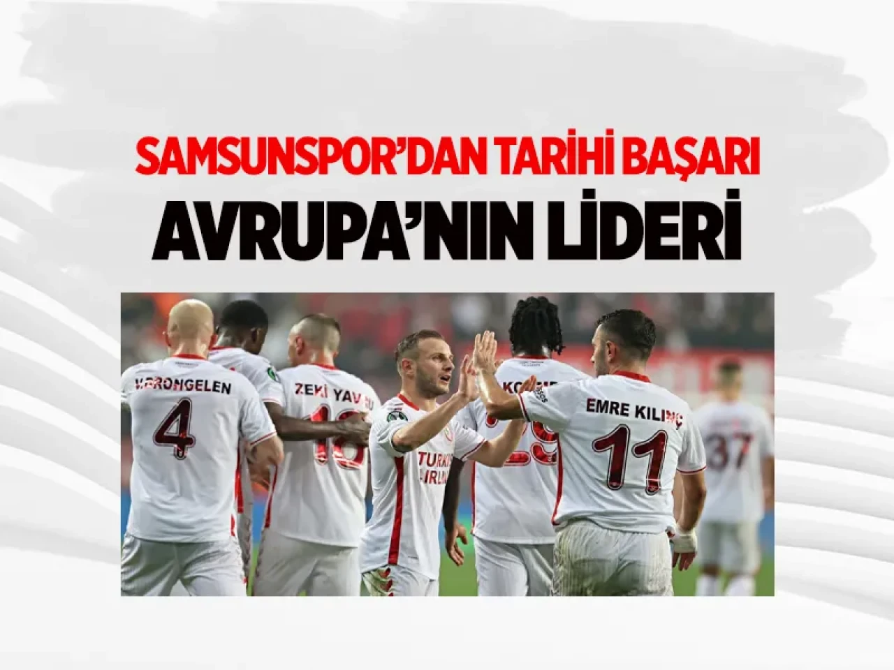 Samsunspor'dan Konferans Ligi'nde tarihi başlangıç! 3'te 3 yapıp averajla lider oldu!