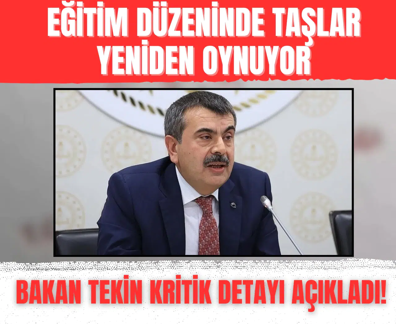 Eğitim düzeninde taşlar yeniden oynuyor... Bakan Tekin kritik detayı açıkladı!
