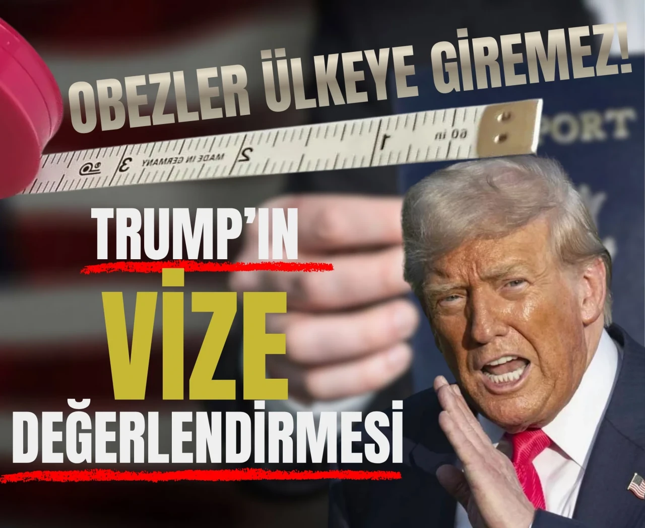 Trump yönetiminden yeni engel: Obezite ve diyabet ABD vizesi önünde duvar olacak