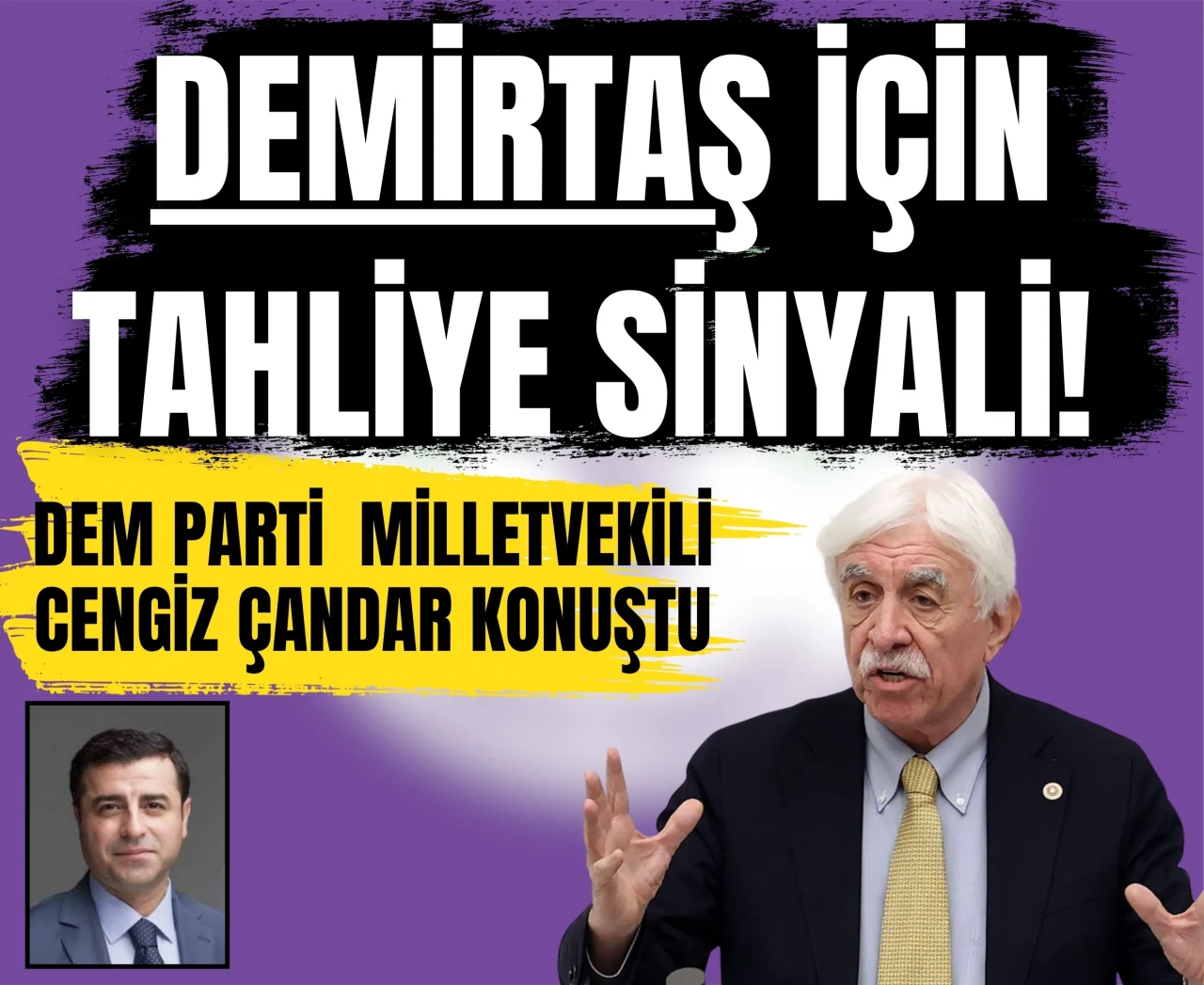 Demirtaş için tahliye sinyali! Cengiz Çandar: 'Saatler içinde serbest kalabilir'
