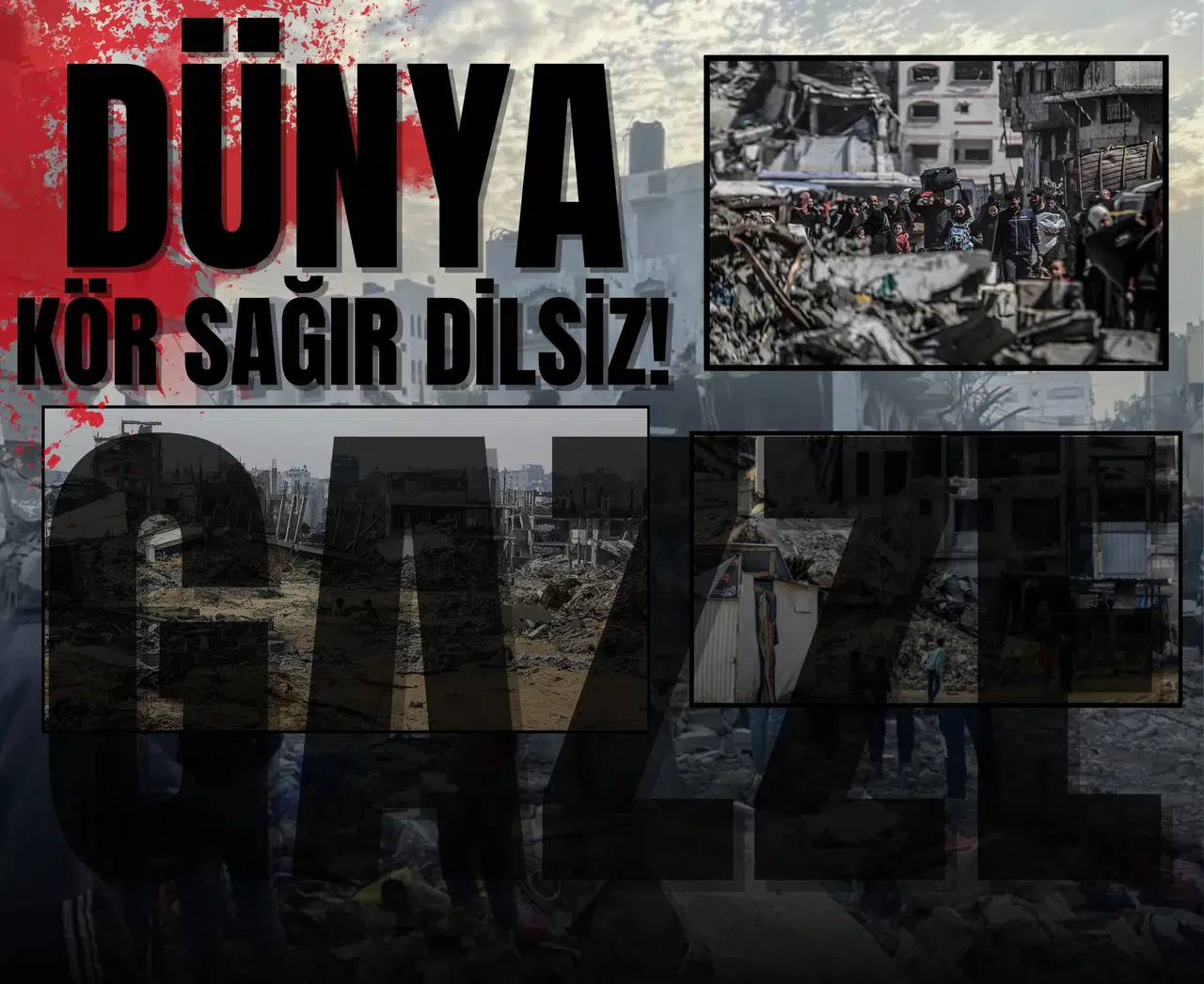 Katil İsrail’in Gazze saldırıları korkunç tabloya yol açtı: Can kayıpları 69 bini aştı!