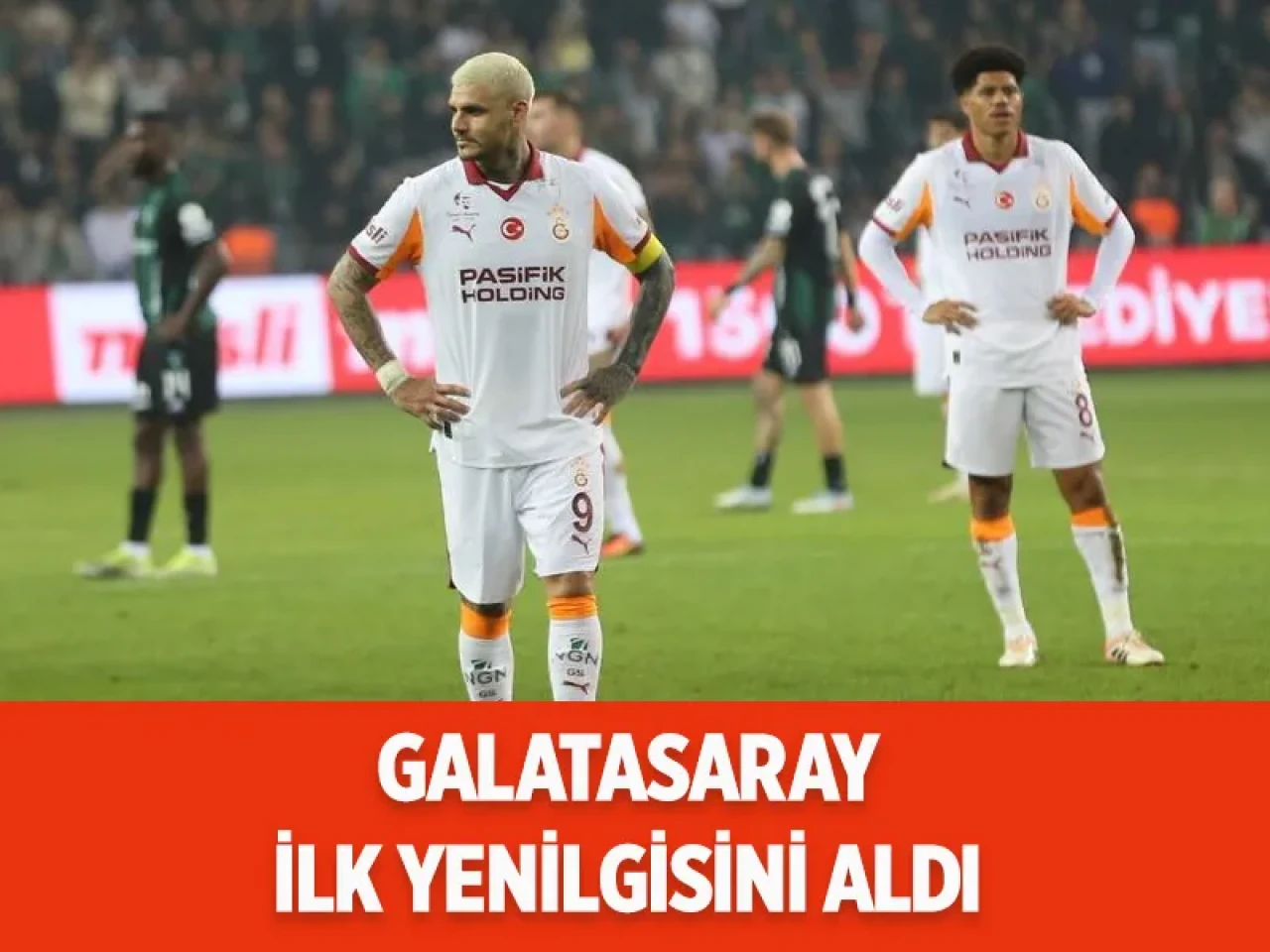Galatasaray, Kocaelispor deplasmanında sezonun ilk mağlubiyetini aldı