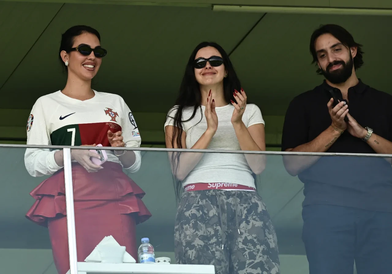 Georgina Rodríguez Antalya’da tribünde