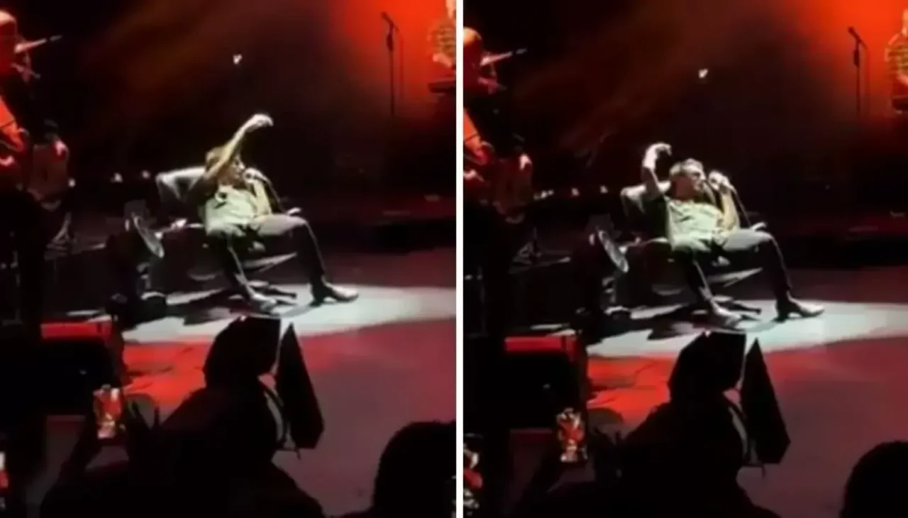 Sahnede uyuyakaldı sandılar! Teoman’ın sıradışı konseri olay yarattı