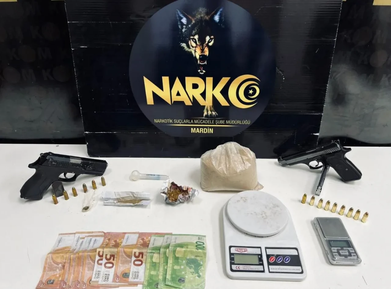 Nusaybin uyuşturucu operasyonu 8 gözaltı