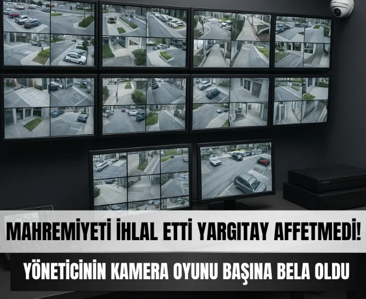 Apartman kamerasına yargıtay freni: Mahremiyeti ihlal eden yöneticinin cezası onandı!