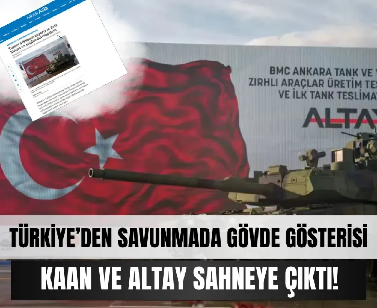 Türkiye’den savunmada gövde gösterisi: KAAN ve Altay sahneye çıktı!