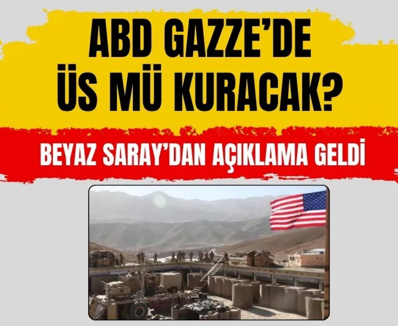 ABD'nin Gazze'de askeri varlığı olacak mı? Beyaz Saray yanıtladı