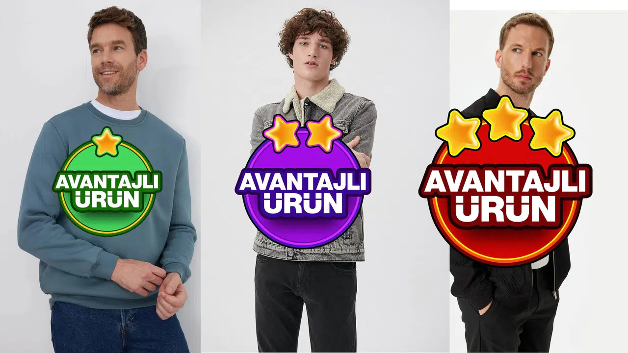 Trendyol erkek giyim: Haftanın 3 yıldızlı 'Avantajlı Ürün' indirimleri!
