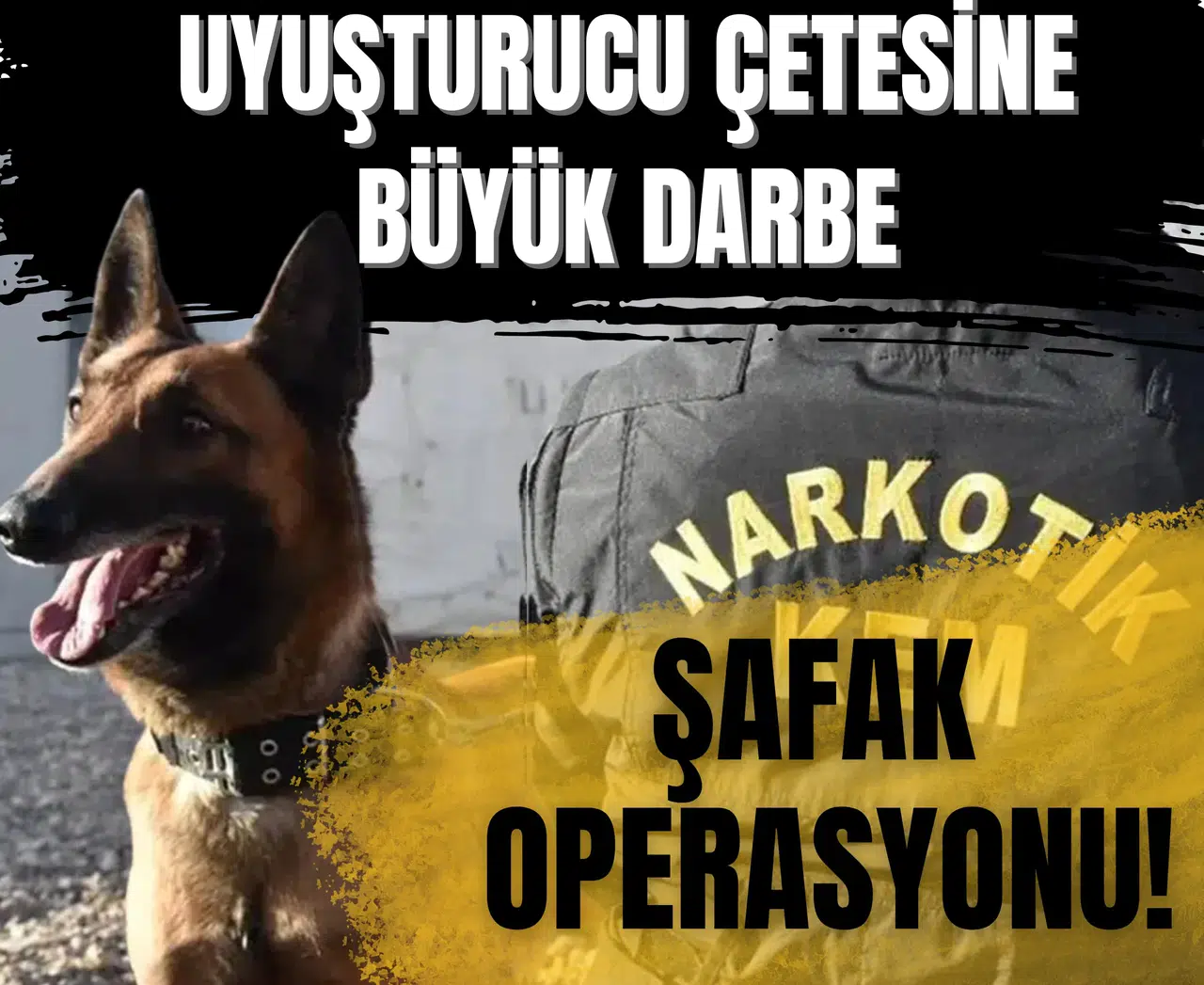 Şafak operasyonu! Uyuşturucu çetesine büyük darbe
