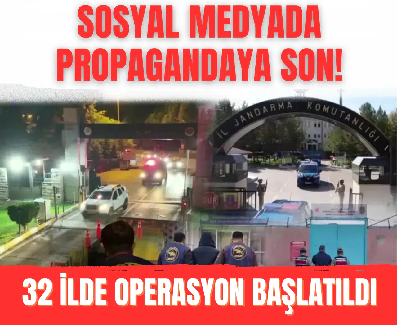 Sosyal medyada propagandaya son! 32 ilde operasyon başlatıldı