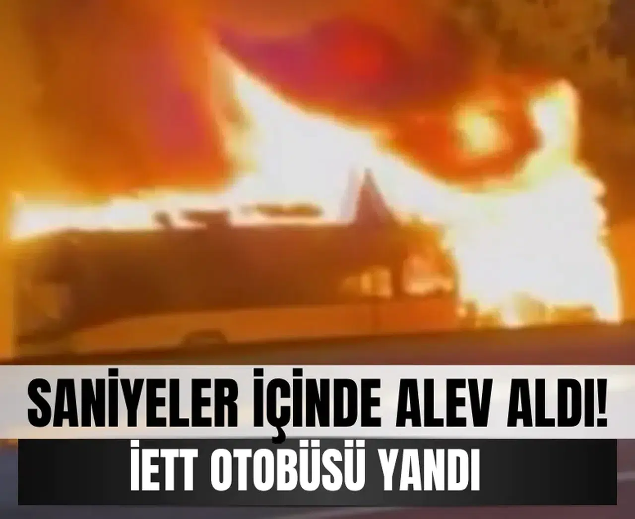 İstanbul trafiğinde alevli sabah! O anlar panik yarattı