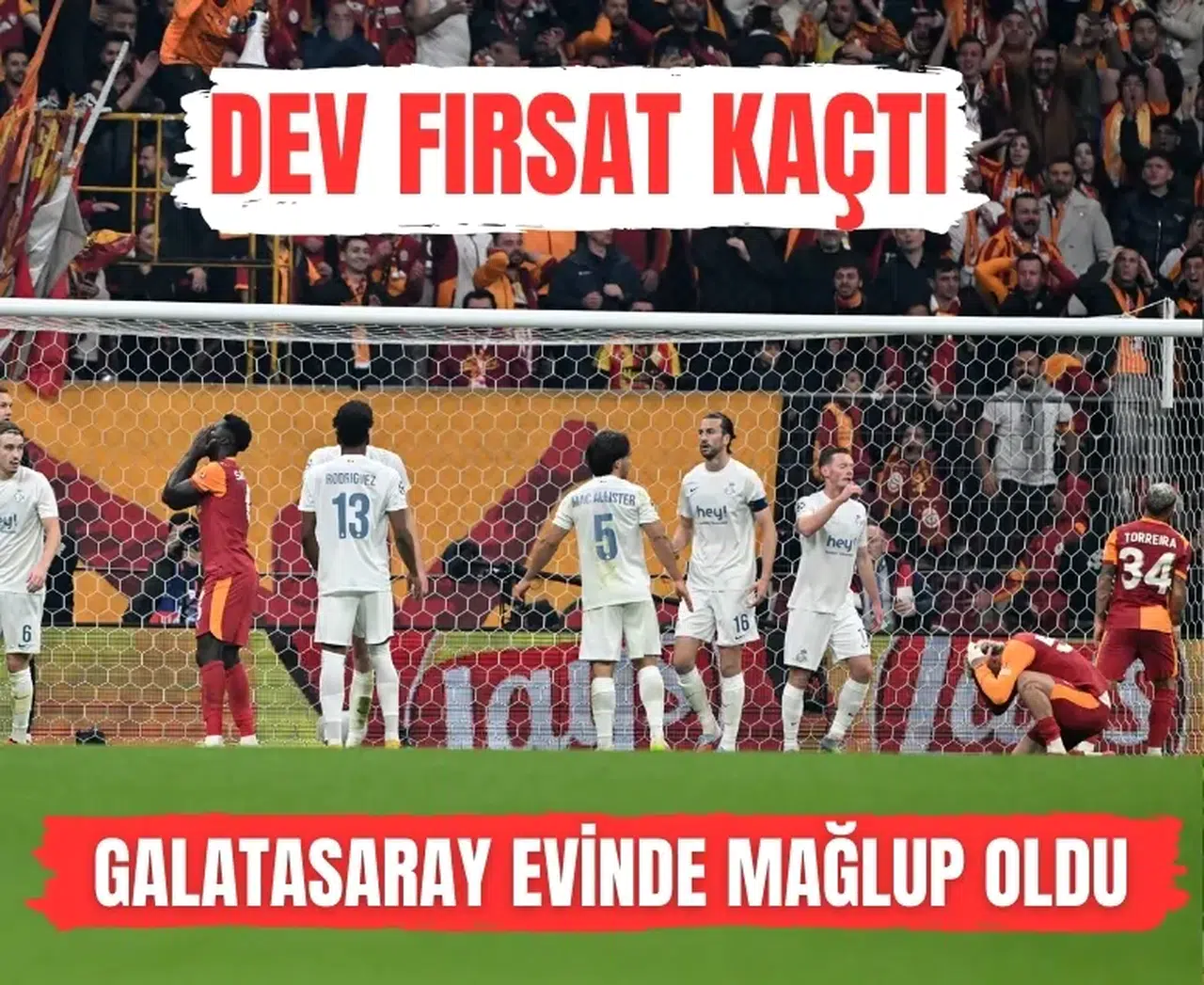 Galatasaray-Union Saint-Gilloise maç sonucu: 0-1