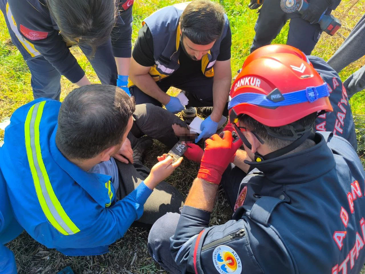 Ceyhan’da testere kazası: Hızlı müdahale hayat kurtardı!