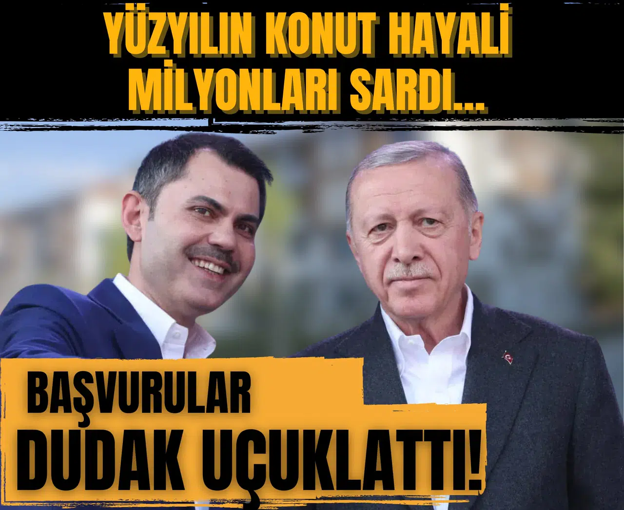 Yüzyılın konut hayali milyonları sardı… Başvurular dudak uçuklattı!