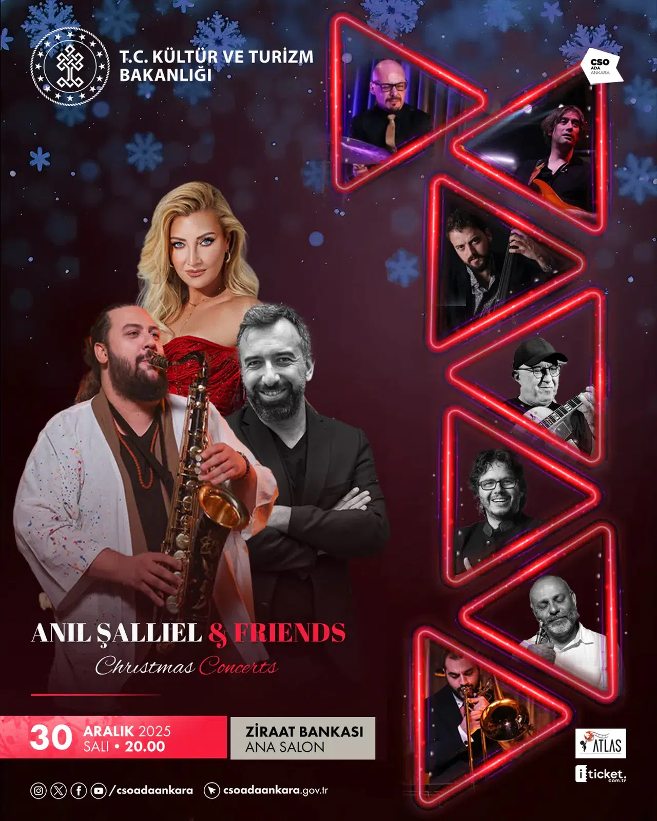 Anıl Şallıel ve arkadaşları 30 Aralık’ta Ankara’da yılbaşı coşkusunu yaşatıyor