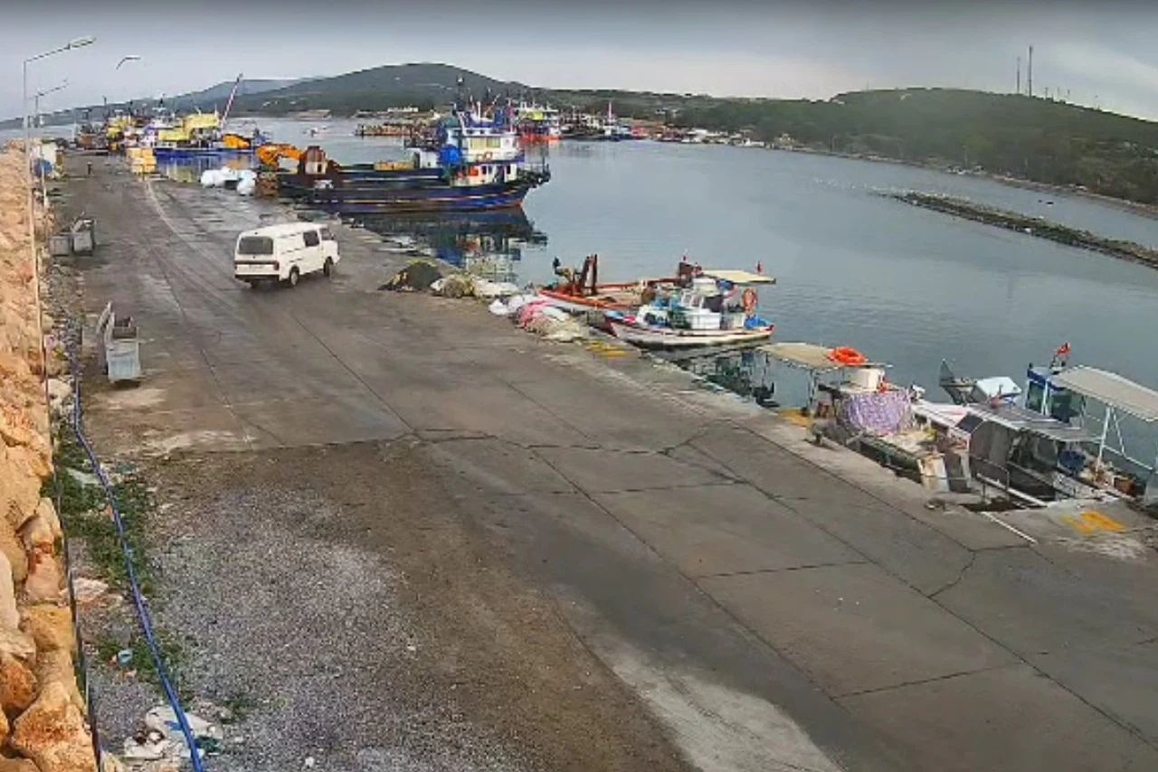 Didim’de araç suya gömüldü: Barınakta panik dolu anlar!