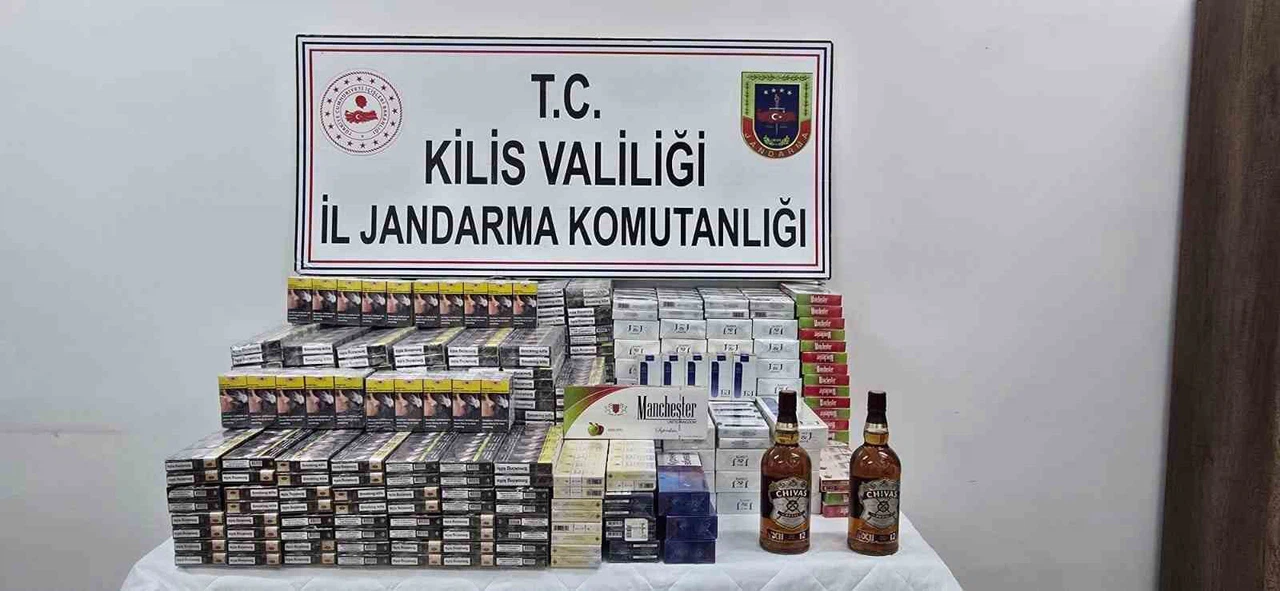 Kilis’te durdurulan araçtan çıkanlar şaşkınlık yarattı!