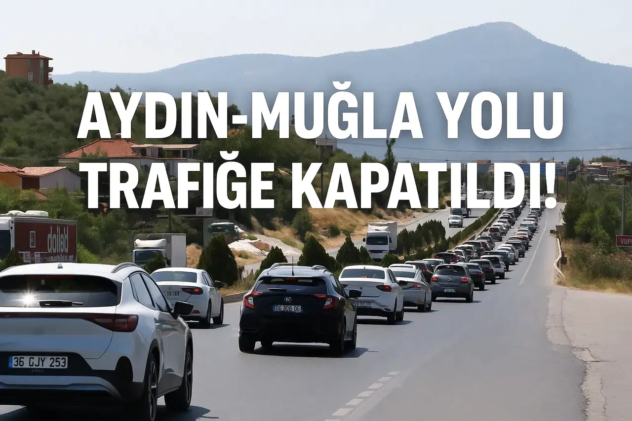 Aydın–Muğla yolu aniden kapandı: Sürücüler şaşkınlık içinde kaldı!