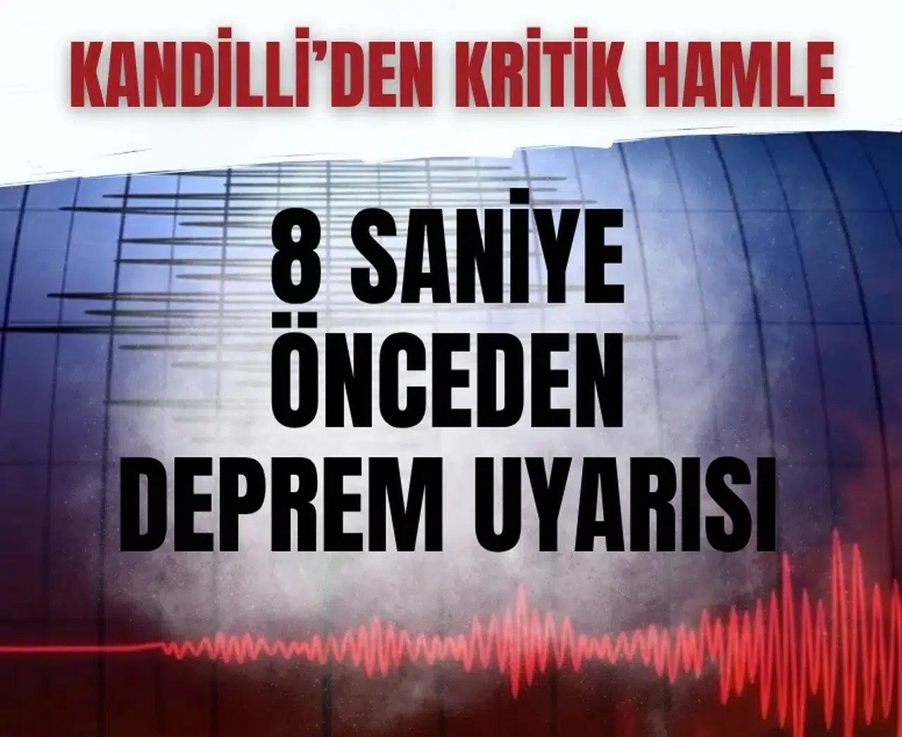Deprem başlamadan 8 saniye önce uyarı: Kandilli yeni sistemi devreye aldı