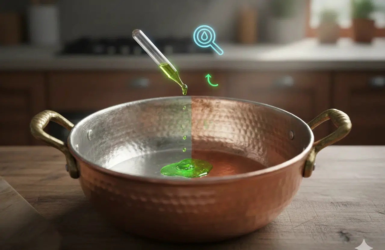 Kalaysız Bakır Nasıl Anlaşılır? Bakır Zehirlenmesi Riski ve Sirke Testi ile Kontrol