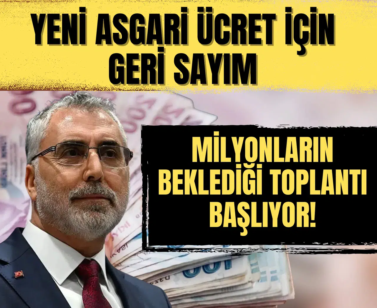Yeni asgari ücret için geri sayım: Milyonların beklediği toplantı başlıyor!