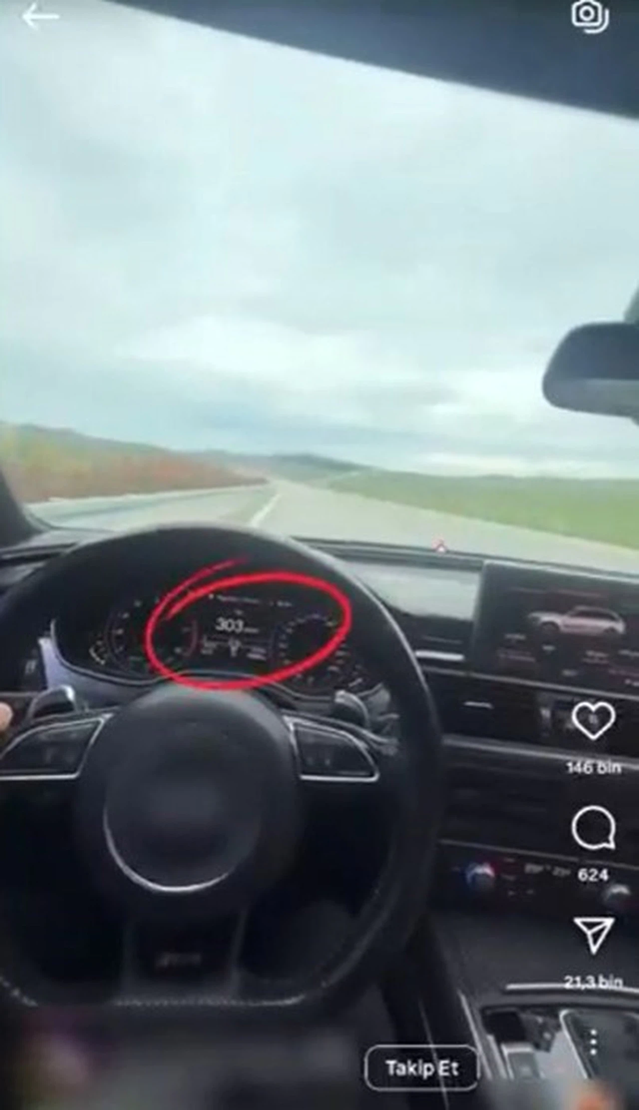 Bursa'da 307 km hızla hava attı, şovu pahalıya patladı!