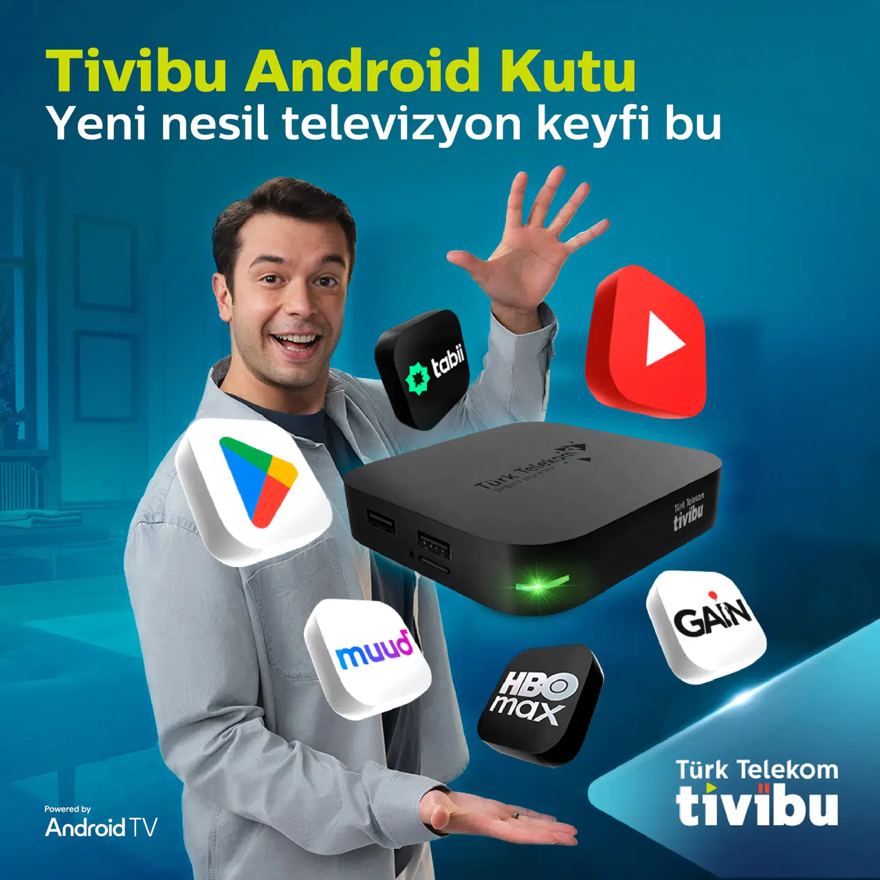 Tivibu’nun yeni Android TV Kutusu televizyonunuzu kıllı hale getiriyor!