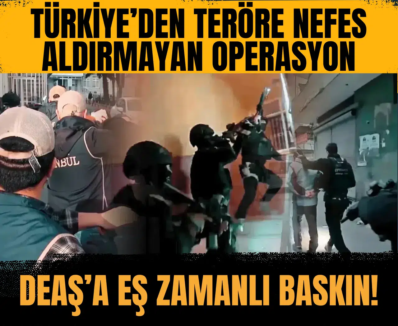 Türkiye’den teröre nefes aldırmayan operasyon: DEAŞ’a eş zamanlı baskın!