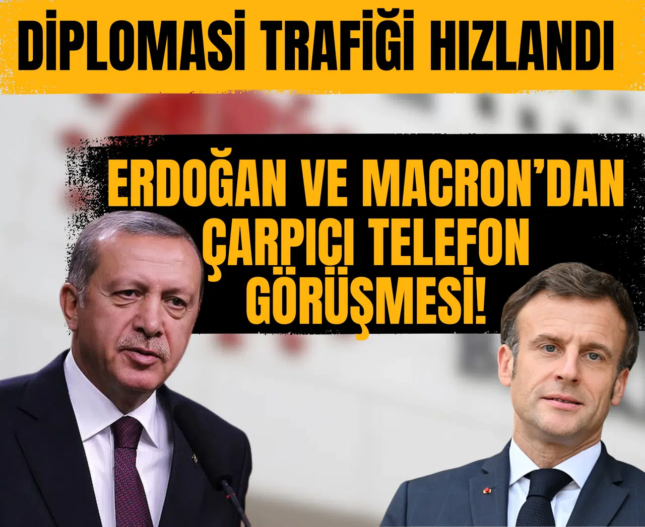 Türkiye’nin barış girişimleri Cumhurbaşkanı Erdoğan’ın Macron görüşmesine damga vurdu!