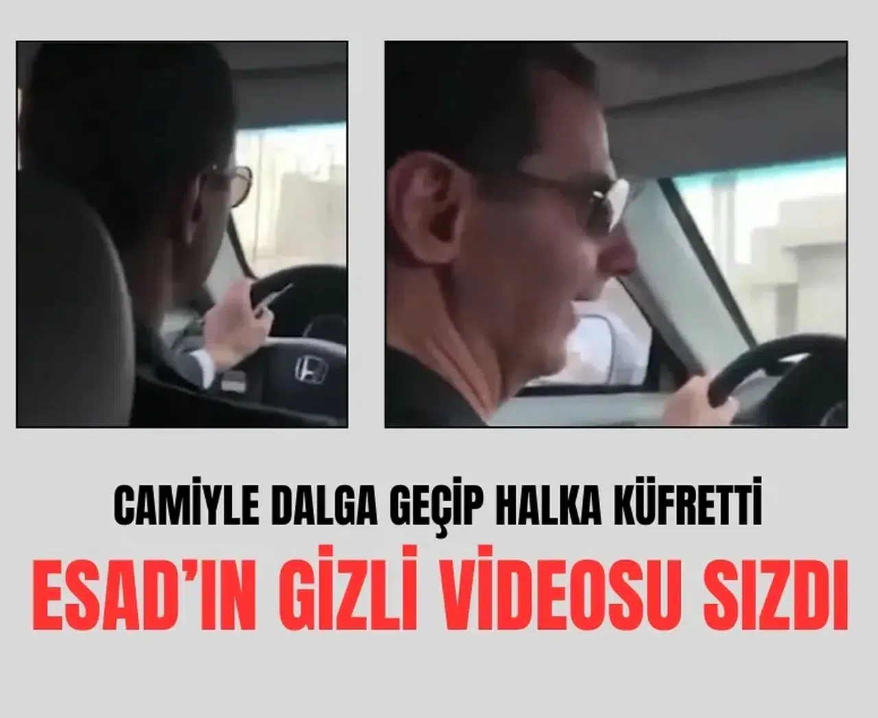 Yıkılmış camiyle dalga geçen Esad’ın videosu Suriye’yi karıştırdı