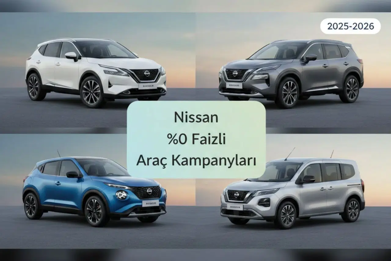 Nissan 2025-2026 güncel sıfır araç kampanyaları | Qashqai, Juke ve X-Trail modellerinde %0 faizli kredi