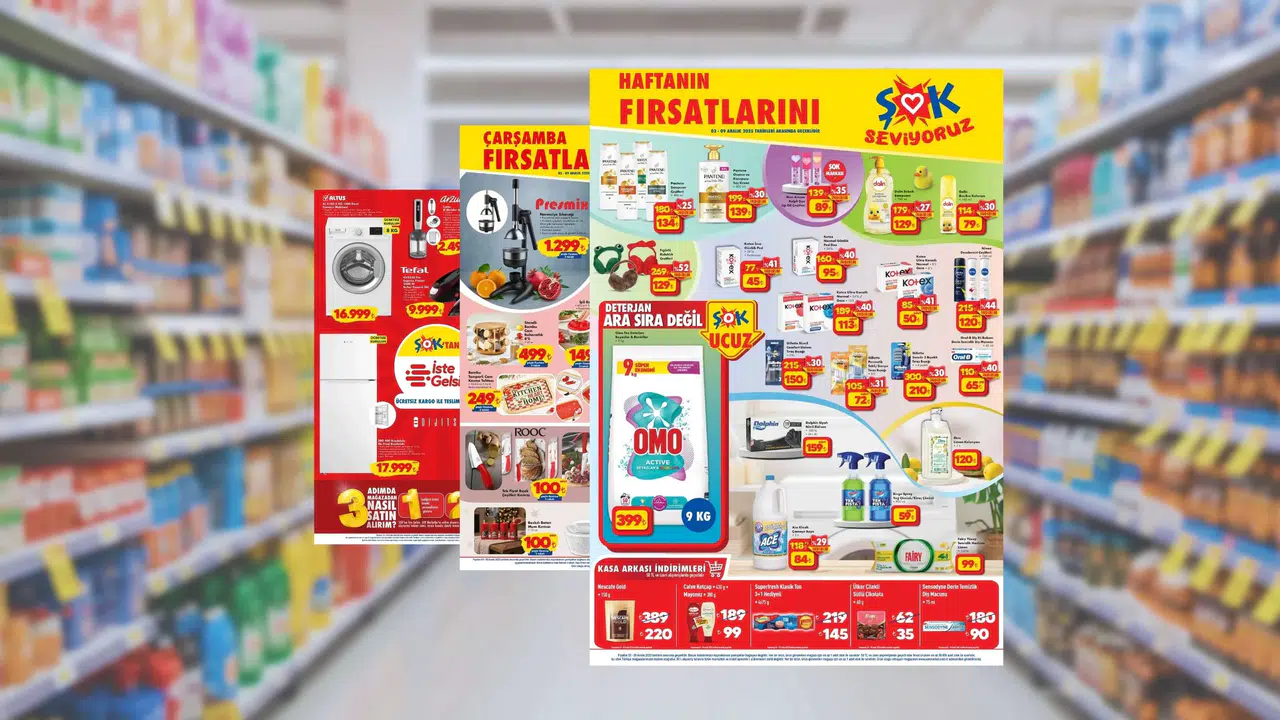 Şok’ta bu hafta büyük elektronik fırsatları! 3-9 Aralık Şok aktüel kaçırılmayacak indirimler!