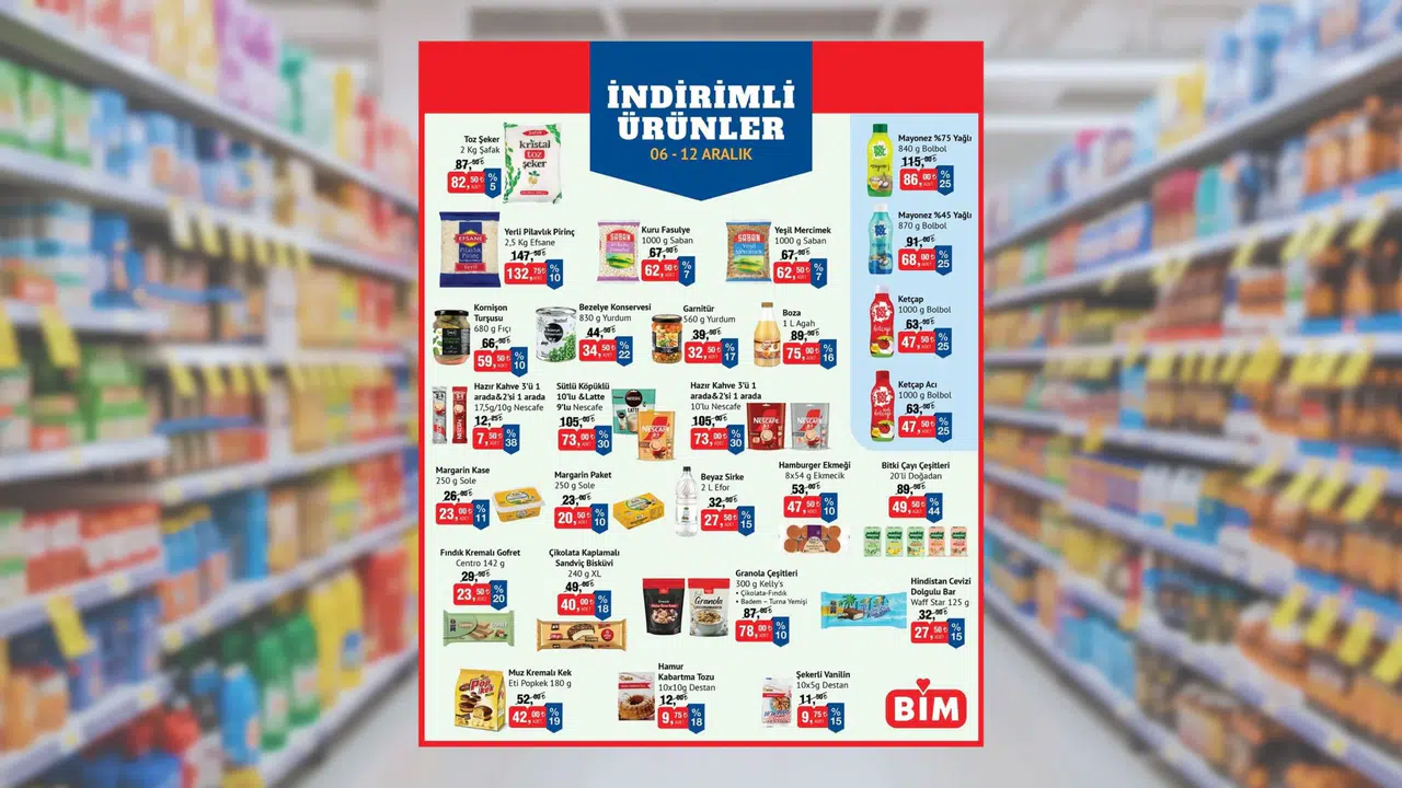 BİM’de bu hafta temel gıdada büyük fırsatlar! İşte Bim katalog ürünlerinde öne çıkanlar