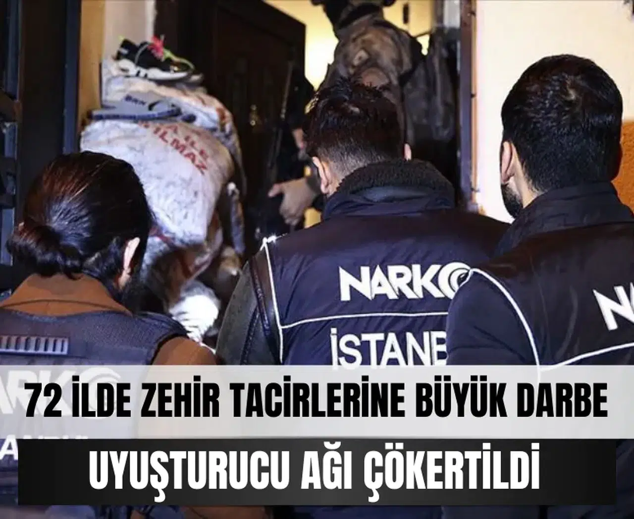 Eş zamanlı operasyon: 4 milyon uyuşturucu hap ele geçirildi!