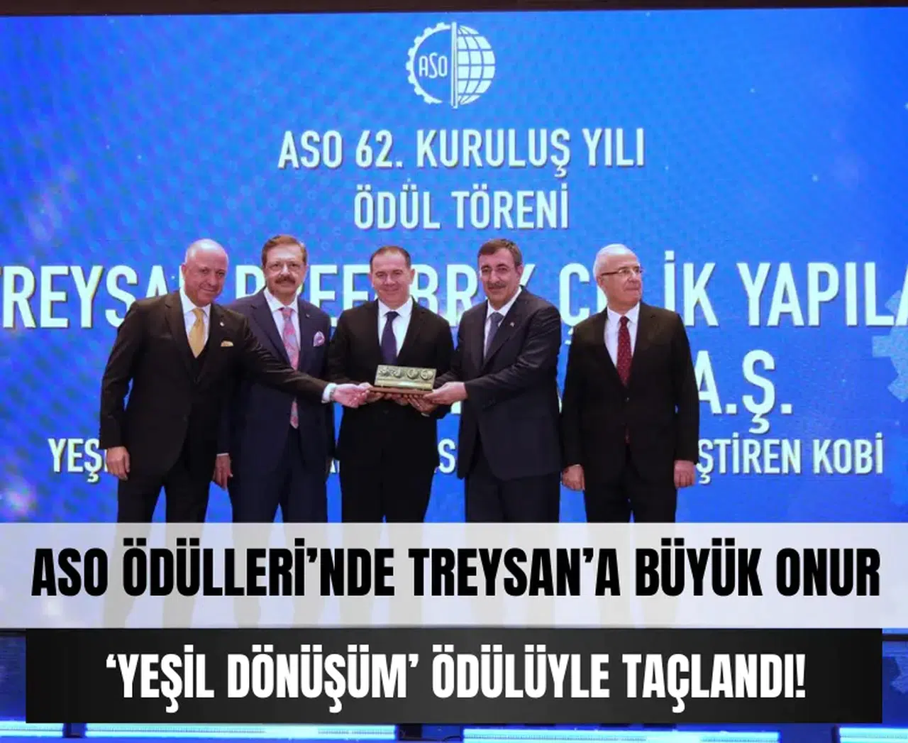 Treysan, sürdürülebilirlik ve verimlilikte ödül sahibi oldu