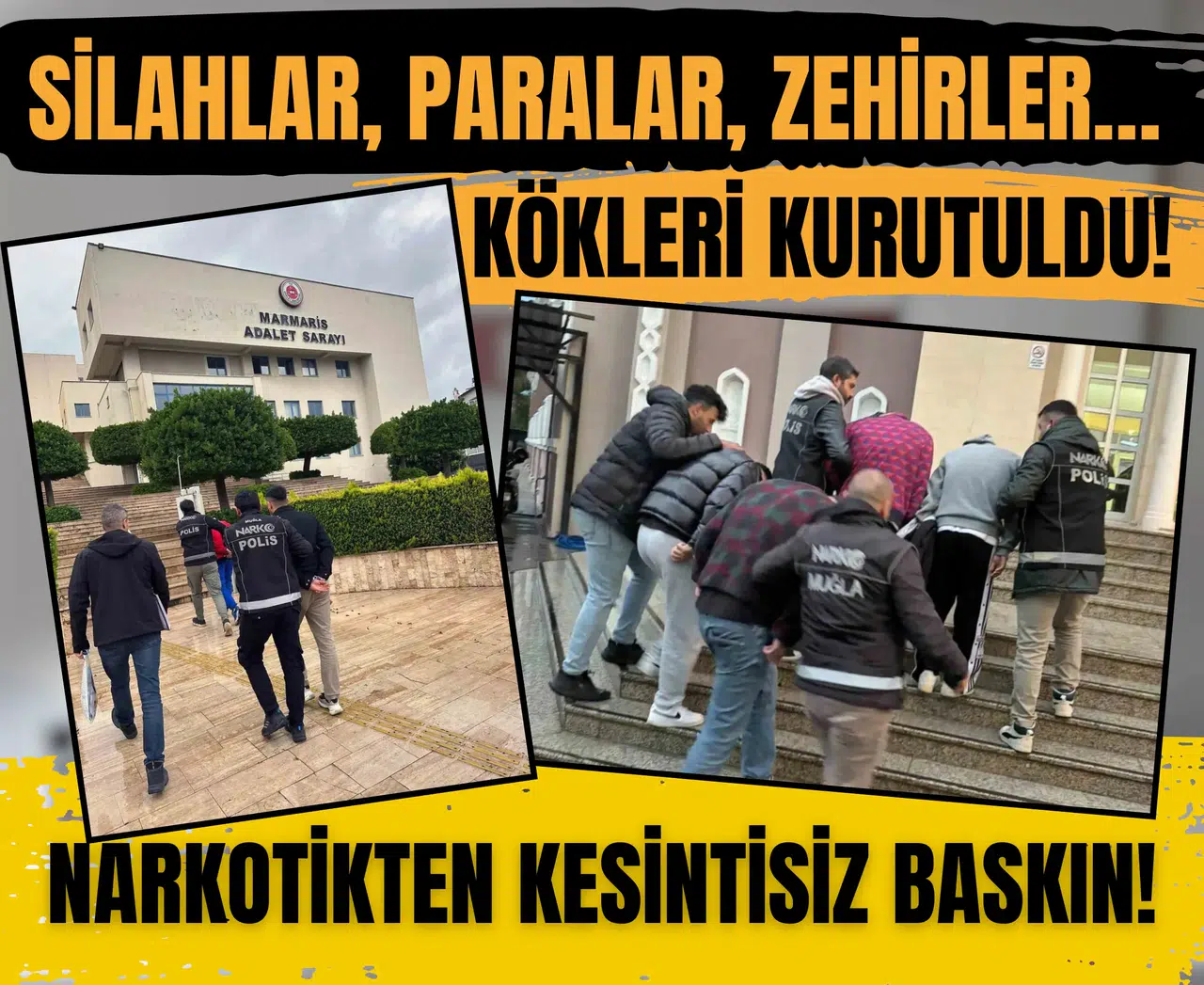 Silahlar, paralar, zehirler… Narkotik’ten kesintisiz baskın!